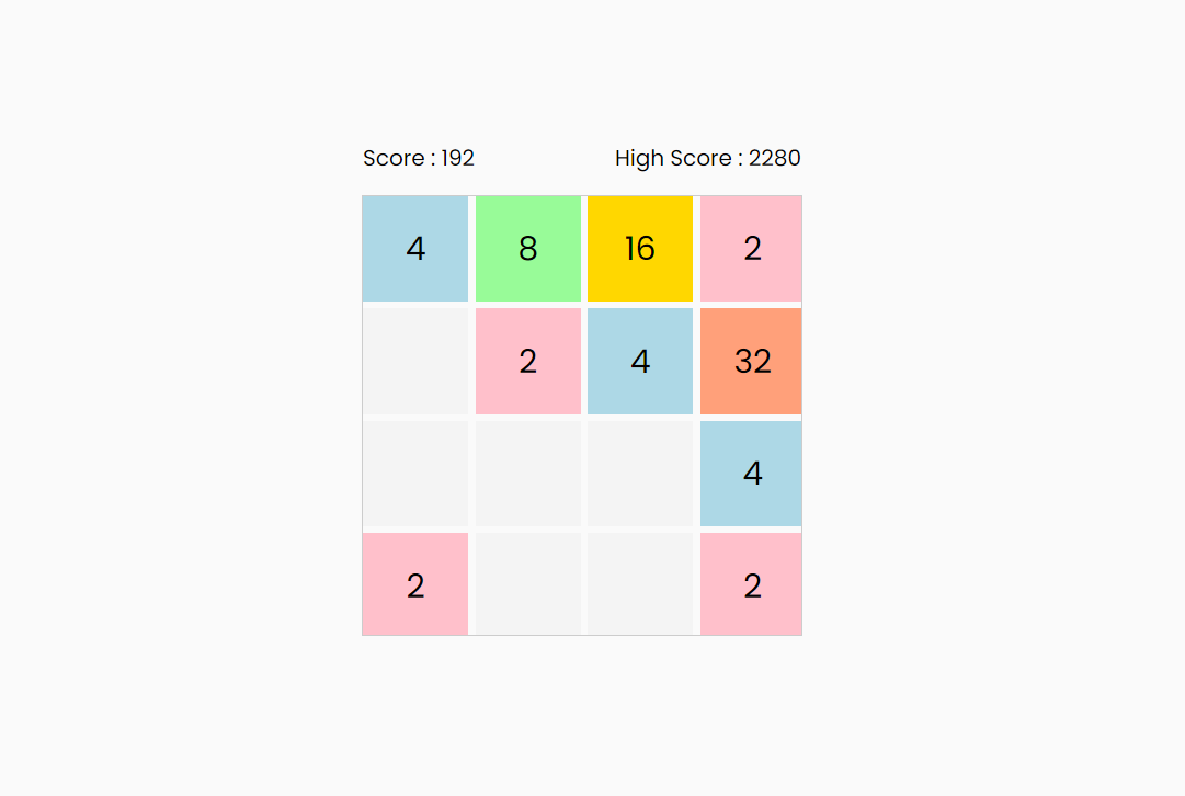 2048 game